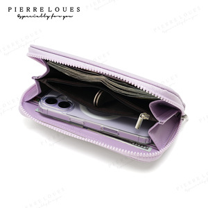 Pierre Loues <b>Long</b> <b>Wallet</b> 6 Inch Portable For Women Everyday Use - Product Image 1