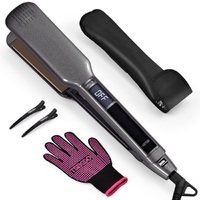 Lisseur pour cheveux, fer plat, Nano, en titane, création rapide de votre propre marque