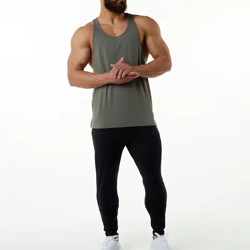 Individuelles ärmelloses Herren-Tank-Top Fitnessstudio Tank-Ops Fitness Kompression Fitnessstudio Tank-Oberteil für Herren