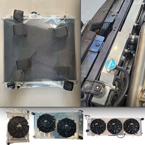 Radiatore con Serbatoio dell'Acqua in Alluminio e Copertura Ventola per <span class=keywords><strong>Ford</strong></span> Truck <span class=keywords><strong>Courier</strong></span> 1953-1956, Sistema di Raffreddamento Motore Personalizzato - Product Image 4