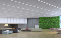 Profilés en aluminium 6063 T5 personnalisables pour bande LED 25*25, boîtier de lumière linéaire pour bande LED, 8 pieds de long