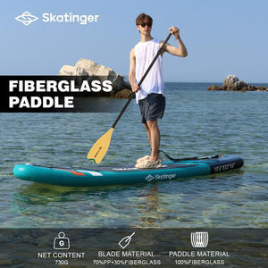 Skatinger ไม้พาย3ชิ้นน้ำหนักเบาปรับได้, ไม้พายน้ำหนักเบาป้องกันการบิดของพายเรือคายัคแบบน้ำหนักเบา - Product Image 3