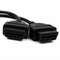 Cable Adaptador OBD2 FMS de 16 Pines, Cable de Extensión de 30CM, Lector de Códigos, Herramienta de Diagnóstico para Autos, Venta Caliente de Fabricante Chino