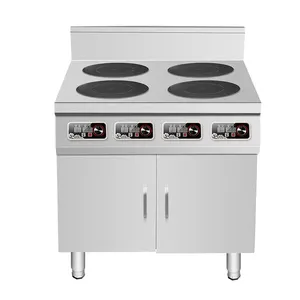 Commercial Use Cooking Stove Electric Induction Cooker Wide Steel Restaurant Cabinet-style Hob Stovetop 220V 6 6 Burner