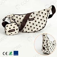 Ensemble Harnais et Laisse pour Chien Personnalisé à Pois, Doux et Design, pour Chiot, avec Collier et Sac de Promenade, Harnais Gilet Facile à Enfiler