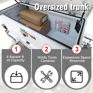 Di động năng lượng mặt trời giám sát CCTV tháp an ninh PTZ máy ảnh Trailer với hai 600 Wát tấm pin mặt trời cho vùng sâu vùng xa - Product Image 4