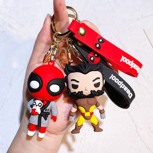 QY Movie Character 3D PVC Keychain Cartoon Doll Pendant <b>Key</b> <b>Ring</b> Wrist Lanyard <b>Car</b> Bag Hanging Accessory - Product Image 4