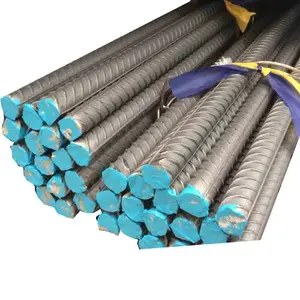 Deformed Steel Rebars Steel Wire Rod Straightening 9mm 12mm Galvanized Steel Rebar