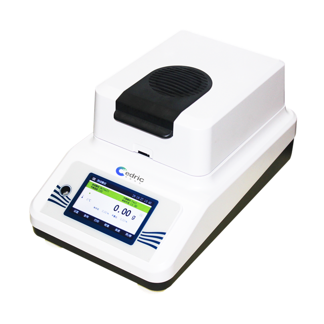 Touch Screen Moisture Meter Balance with Touchscreen - High Precision Lab Balance for Accuracy Laboratory Scale