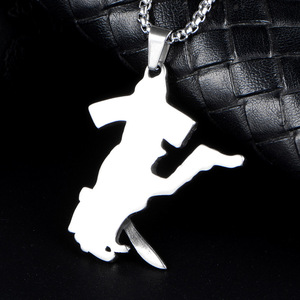 Collar con Colgante de Acero Inoxidable Estilo Punk Vintage BANDIDOS MC, Joyería en Oferta - Product Image 5
