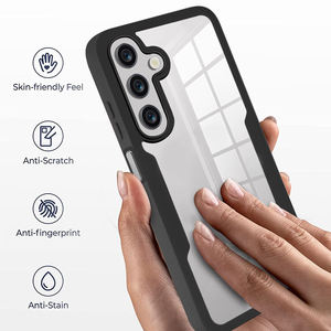 360 đầy đủ cơ thể trong suốt TPU bảo vệ màn hình trường hợp đối với Infinix Hot 60 Pro + 4 gam/x6886 chống sốc điện thoại bìa trong túi OPP - Product Image 5