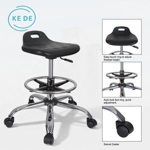 KEDE pabrik harga murah kursi laboratorium penyesuaian tinggi kursi medis gigi kursi kerja bersih tahan lama - Product Image 3