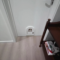 Porte d'entrée pour chat en bois massif, insonorisée, idéale pour chambre, appartement, villa, décoration intérieure – Vente en gros