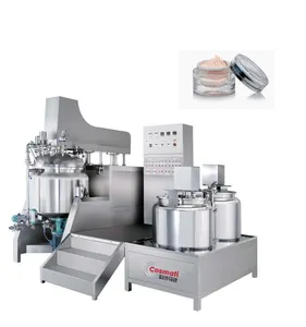 Cosmetics production machines High Efficiency Vacuum homogenizing emulsifying mixer