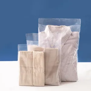 Bolsas autosellantes transparentes, bolsa de plástico para embalaje de ropa, bolsa de plástico para ropa vaquera