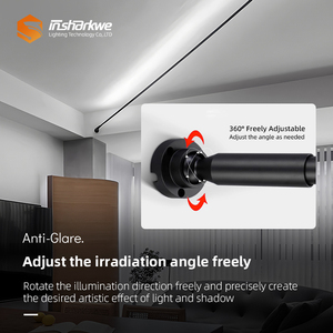 Cho trong nhà trang trí môi trường xung quanh ánh sáng thép không gỉ trần COB LED đường Chân Trời tuyến tính ánh sáng đèn treo tường LED Strip ánh sáng - Product Image 2