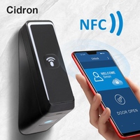 Lector de Control de Acceso Cidron Ultra Narrow Wiegand OSDP RFID DESFire EV3 con Mifare SAM AV3 y NFC BLE Aplicación Móvil