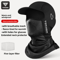 TOSUOD Cagoule coupe-vent unisexe pour moto et cyclisme, masque intégral thermique pour sports de plein air et équitation