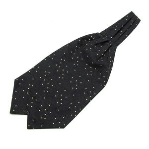 Conjunto de Corbata <span class=keywords><strong>Ascot</strong></span> y <span class=keywords><strong>Pañuelo</strong></span> de Poliéster Personalizado para Hombre, Corbata <span class=keywords><strong>Ascot</strong></span> Informal Tejida en Jacquard con Estampado de Lunares y Cuadros - Product Image 3