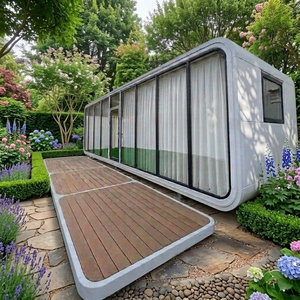 Casa Cápsula Modular Prefabricada Tipo Apple <span class=keywords><strong>con</strong></span> Paneles de Vidrio Completos para Villas, Resorts, <span class=keywords><strong>Apartamentos</strong></span> y Proyectos de Glamping - Product Image 6