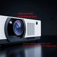 Projecteur vidéo haute luminosité 8200L pour projection professionnelle en lieux publics, écran en gaze holographique 3D, affichage pour musées