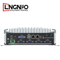 Mini PC Industrial con Interfaces de E/S Enriquecidas: 4 COM, 4 USB, Doble LAN, VGA, GPIO, MiniPCIe, WiFi, 3G, 4G, Compatible con Computación de Borde