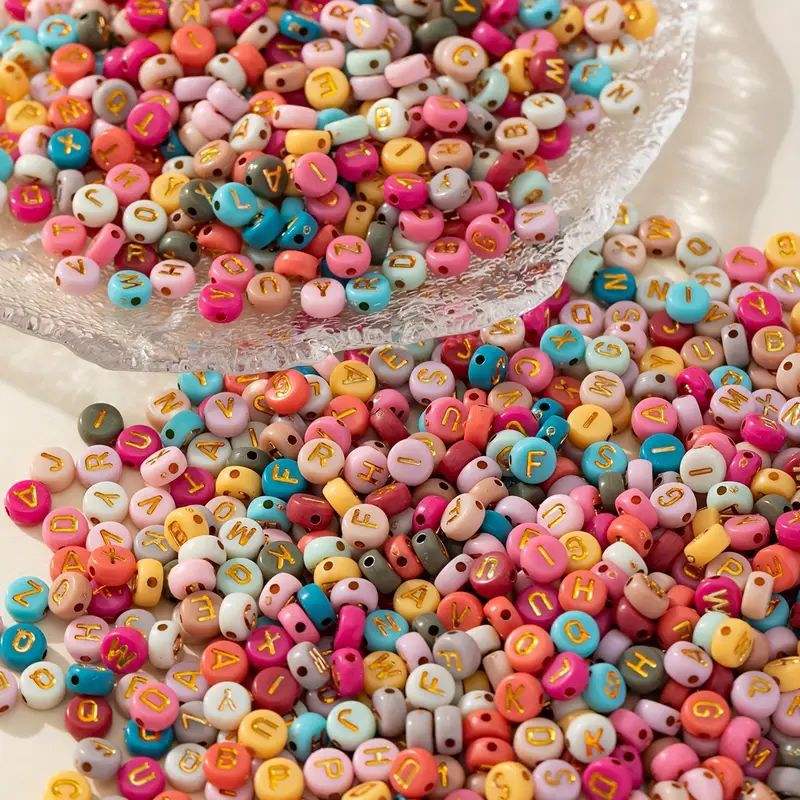 Couleur plus or lettres 100 pièces pack