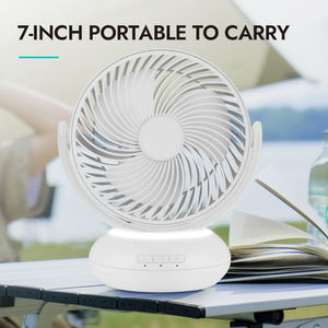 Prix <span class=keywords><strong>de</strong></span> gros d'usine Mini batterie USB portable Ventilateur <span class=keywords><strong>de</strong></span> <span class=keywords><strong>table</strong></span> électrique rechargeable avec veilleuse pour la maison - Product Image 6