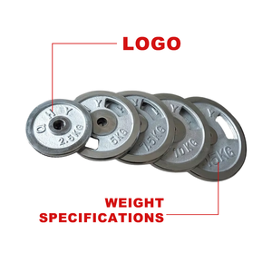 Pelat Beban Barbel Krom yang Dapat Disesuaikan, Grosir Pabrik, Pelat Beban Besi Cor Berlapis Elektro untuk Latihan Kekuatan - Product Image 4