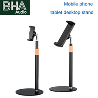 Support de téléphone et tablette réglable BHA ZM21 pour bureau, rotation à 360°, support de diffusion en direct, support de bureau multi-angles pour smartphone et iPad