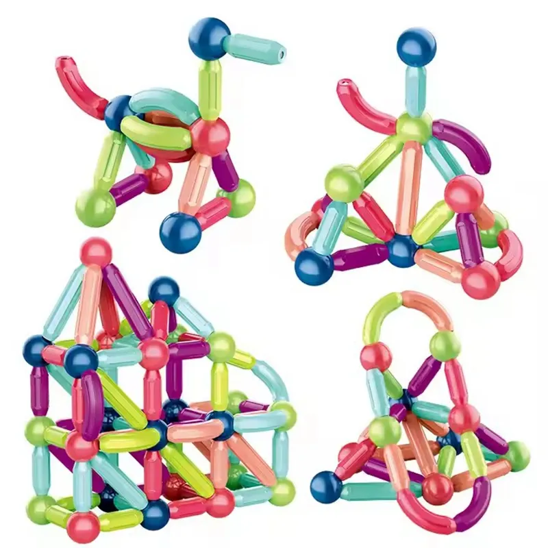 Groothandel Magnetische Staaf Kinderen Vroege Educatie Puzzel Ontwikkeling Variëteit Bouwsteen Intellectueel Speelgoed