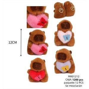 Peluche a Forma di Porcellino d'India con Farfalla, Giocattolo Morbido - Product Image 1