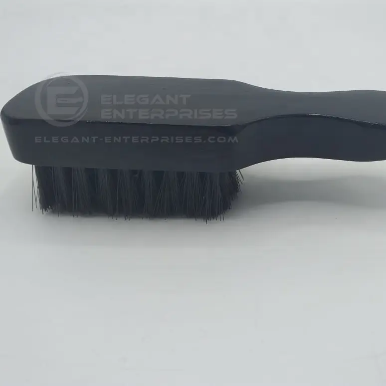 Top Selling Barber Brush Beard Brush for Barber Salon Barbershop with Private Label by Elegant Enterprises Available Round 30pcs