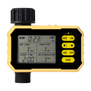 Nước hẹn giờ phun nước thông minh ngoài trời kỹ thuật số <span class=keywords><strong>LCD</strong></span> hiển thị nhỏ giọt thủy lợi điều khiển trang trại năng lượng mặt trời tính phí bãi cỏ vườn nhà - Product Image 2