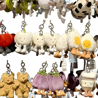 Groothandel Schattige Pluche Dieren Sleutelhanger Zachte Gevulde Beer Konijn Hangertje Tas Charm Cadeau