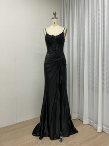 MB40163 <span class=keywords><strong>Robe</strong></span> de soirée élégante dos nu à sequins en satin de luxe pour demoiselles <span class=keywords><strong>d</strong></span>'<span class=keywords><strong>honneur</strong></span> - Product Image 6