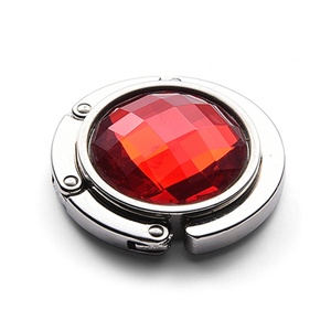 Ruby <b>Adjustable</b> Portable <b>Table</b> <b>Folding</b> Purse Hanger Bag Holder Handbag Hook for Ladies - Product Image 2