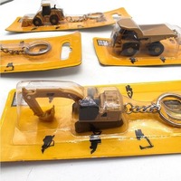 Pièces de machines de construction pour Caterpillar Cat, porte-clés pendentif, modèle d'excavatrice personnalisé, porte-clés, godet de terrassement en métal