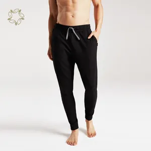 Organic Men Pants Bamboo Sweatpants Activewear Pajama Pants Bamboo Organic Cotton Jogger Men's Jogger Free Fly Bamboo Pants