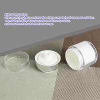 Contenants cosmétiques 15ml 30ml 50ml 100ml Pot en plastique sans air avec pompe à pression pour lotion crème avec pulvérisateur sans air