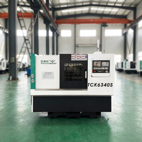 Tour CNC horizontal à banc incliné TCK6340, moyenne capacité, centre de tournage automatique GSK, broche simple, 3 axes