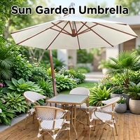 Parasol de jardin, parasol d'extérieur, parasol de terrasse, parasol de luxe moderne pour l'extérieur