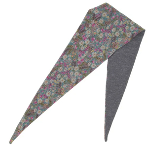 Écharpe fine et petite pour femmes, mode d'été, turban floral, turban carré à fleurs pour femmes - Product Image 3