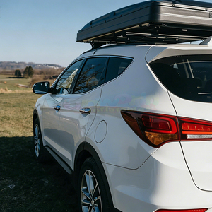 Tente de toit en aluminium pour le camping, coque rigide ABS, 4 saisons, tente de toit à coque rigide pour voiture avec échelle - Product Image 5