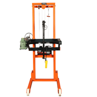 Lève-fût électrique industriel, empileur de fûts, inclinateur manuel, capacité 350 kg, pour la manutention et le transfert de matériaux en fûts d'huile en usine