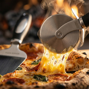Utensilios de Acero Inoxidable para Postres, Pala para <span class=keywords><strong>Pizza</strong></span> y Pastel, Rodillo para Masa de Repostería, Cortador de <span class=keywords><strong>Pizza</strong></span> y Pastel de Carne - Product Image 5