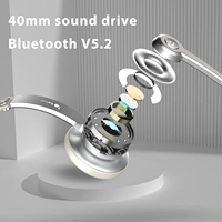 Casque d'écoute de centre d'appel supra-auriculaire à suppression de bruit sans fil BT-782 avec microphone