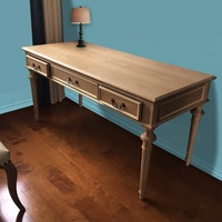 Console en bois massif de style provincial français, fabriquée à la main, meubles en bois massif pour la chambre à coucher et le salon