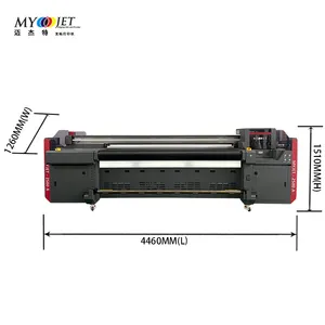 Obral besar printer hibrida UV untuk berbagai bahan KT papan PVC film lembut kulit 2.5m printer uv hibrida