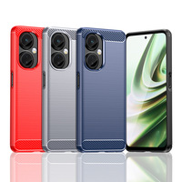 Coque de téléphone en silicone souple en fibre de carbone pour OnePlus N30 & Nord CE3 Lite & Ace 2V avec support antichoc